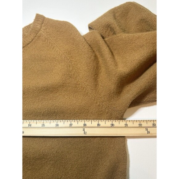 Show Me Your Mumu Shelby Camel Cozy Knit Sweater Front Tie Crop LARGE *PILLING* - Picture 12 of 12